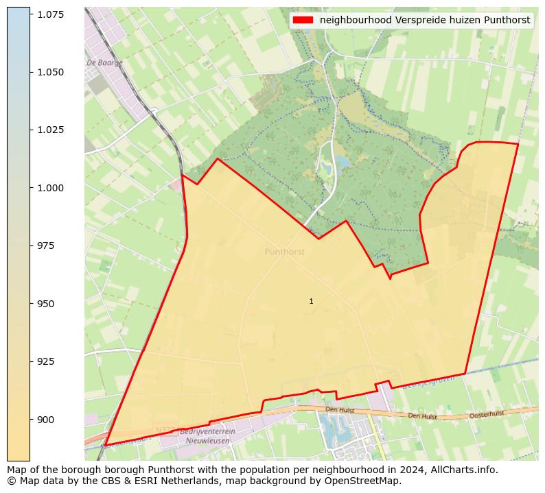 Image of the neighbourhood Verspreide huizen Punthorst at the map. This image is used as introduction to this page. This page shows a lot of information about the population in the neighbourhood Verspreide huizen Punthorst (such as the distribution by age groups of the residents, the composition of households, whether inhabitants are natives or Dutch with an immigration background, data about the houses (numbers, types, price development, use, type of property, ...) and more (car ownership, energy consumption, ...) based on open data from the Dutch Central Bureau of Statistics and various other sources!