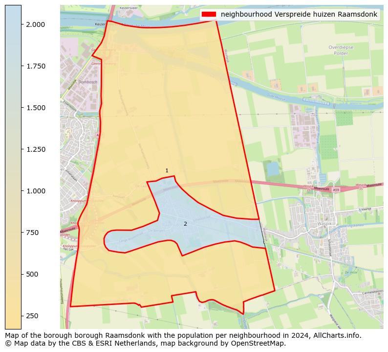 Image of the neighbourhood Verspreide huizen Raamsdonk at the map. This image is used as introduction to this page. This page shows a lot of information about the population in the neighbourhood Verspreide huizen Raamsdonk (such as the distribution by age groups of the residents, the composition of households, whether inhabitants are natives or Dutch with an immigration background, data about the houses (numbers, types, price development, use, type of property, ...) and more (car ownership, energy consumption, ...) based on open data from the Dutch Central Bureau of Statistics and various other sources!