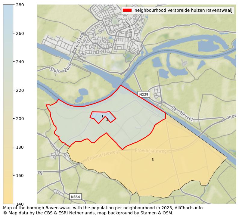 Map of the borough Ravenswaaij with the population per neighbourhood in 2023. This page shows a lot of information about residents (such as the distribution by age groups, family composition, gender, native or Dutch with an immigration background, ...), homes (numbers, types, price development, use, type of property, ...) and more (car ownership, energy consumption, ...) based on open data from the Dutch Central Bureau of Statistics and various other sources!