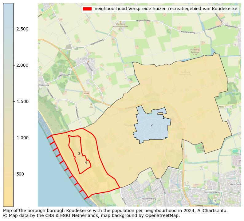 Image of the neighbourhood Verspreide huizen recreatiegebied van Koudekerke at the map. This image is used as introduction to this page. This page shows a lot of information about the population in the neighbourhood Verspreide huizen recreatiegebied van Koudekerke (such as the distribution by age groups of the residents, the composition of households, whether inhabitants are natives or Dutch with an immigration background, data about the houses (numbers, types, price development, use, type of property, ...) and more (car ownership, energy consumption, ...) based on open data from the Dutch Central Bureau of Statistics and various other sources!