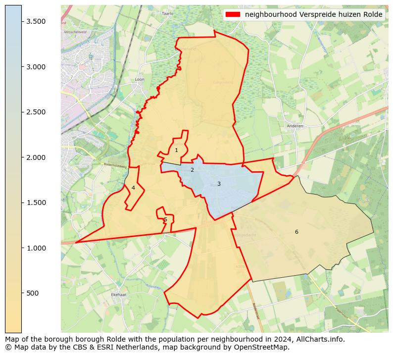 Image of the neighbourhood Verspreide huizen Rolde at the map. This image is used as introduction to this page. This page shows a lot of information about the population in the neighbourhood Verspreide huizen Rolde (such as the distribution by age groups of the residents, the composition of households, whether inhabitants are natives or Dutch with an immigration background, data about the houses (numbers, types, price development, use, type of property, ...) and more (car ownership, energy consumption, ...) based on open data from the Dutch Central Bureau of Statistics and various other sources!