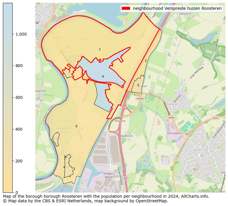 Image of the neighbourhood Verspreide huizen Roosteren at the map. This image is used as introduction to this page. This page shows a lot of information about the population in the neighbourhood Verspreide huizen Roosteren (such as the distribution by age groups of the residents, the composition of households, whether inhabitants are natives or Dutch with an immigration background, data about the houses (numbers, types, price development, use, type of property, ...) and more (car ownership, energy consumption, ...) based on open data from the Dutch Central Bureau of Statistics and various other sources!