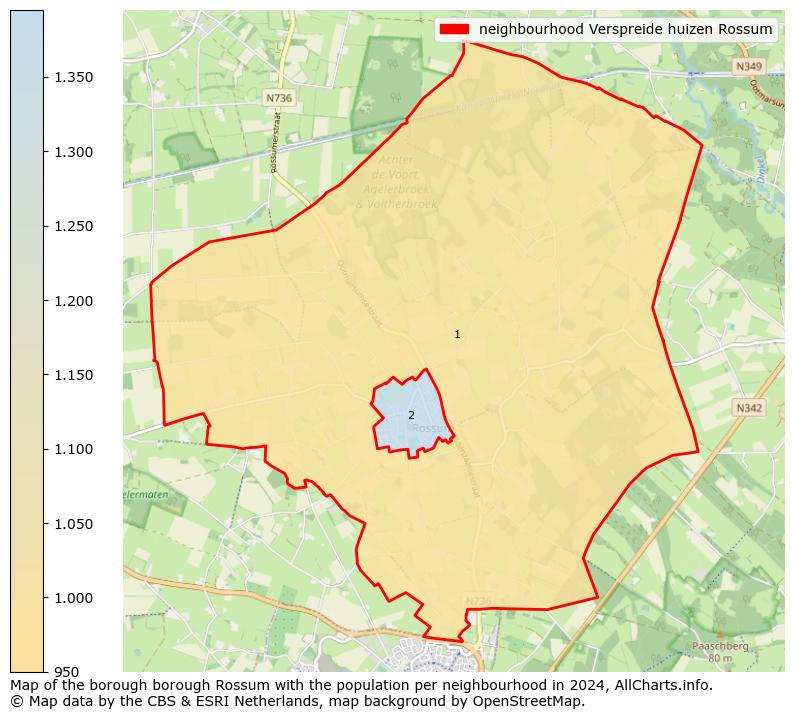 Image of the neighbourhood Verspreide huizen Rossum at the map. This image is used as introduction to this page. This page shows a lot of information about the population in the neighbourhood Verspreide huizen Rossum (such as the distribution by age groups of the residents, the composition of households, whether inhabitants are natives or Dutch with an immigration background, data about the houses (numbers, types, price development, use, type of property, ...) and more (car ownership, energy consumption, ...) based on open data from the Dutch Central Bureau of Statistics and various other sources!