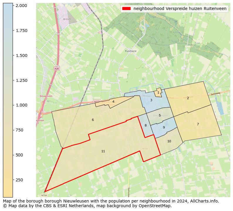 Image of the neighbourhood Verspreide huizen Ruitenveen at the map. This image is used as introduction to this page. This page shows a lot of information about the population in the neighbourhood Verspreide huizen Ruitenveen (such as the distribution by age groups of the residents, the composition of households, whether inhabitants are natives or Dutch with an immigration background, data about the houses (numbers, types, price development, use, type of property, ...) and more (car ownership, energy consumption, ...) based on open data from the Dutch Central Bureau of Statistics and various other sources!