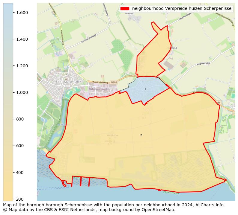 Image of the neighbourhood Verspreide huizen Scherpenisse at the map. This image is used as introduction to this page. This page shows a lot of information about the population in the neighbourhood Verspreide huizen Scherpenisse (such as the distribution by age groups of the residents, the composition of households, whether inhabitants are natives or Dutch with an immigration background, data about the houses (numbers, types, price development, use, type of property, ...) and more (car ownership, energy consumption, ...) based on open data from the Dutch Central Bureau of Statistics and various other sources!