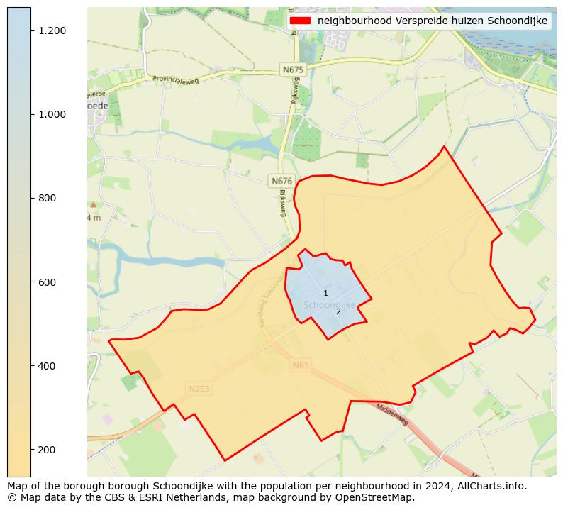 Image of the neighbourhood Verspreide huizen Schoondijke at the map. This image is used as introduction to this page. This page shows a lot of information about the population in the neighbourhood Verspreide huizen Schoondijke (such as the distribution by age groups of the residents, the composition of households, whether inhabitants are natives or Dutch with an immigration background, data about the houses (numbers, types, price development, use, type of property, ...) and more (car ownership, energy consumption, ...) based on open data from the Dutch Central Bureau of Statistics and various other sources!