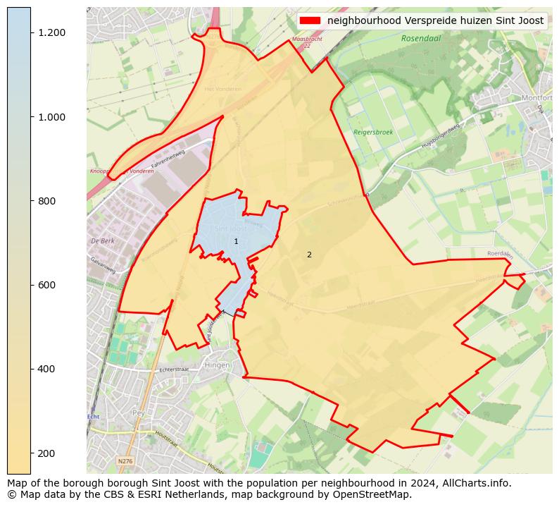 Image of the neighbourhood Verspreide huizen Sint Joost at the map. This image is used as introduction to this page. This page shows a lot of information about the population in the neighbourhood Verspreide huizen Sint Joost (such as the distribution by age groups of the residents, the composition of households, whether inhabitants are natives or Dutch with an immigration background, data about the houses (numbers, types, price development, use, type of property, ...) and more (car ownership, energy consumption, ...) based on open data from the Dutch Central Bureau of Statistics and various other sources!