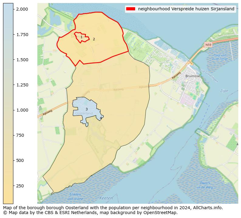 Image of the neighbourhood Verspreide huizen Sirjansland at the map. This image is used as introduction to this page. This page shows a lot of information about the population in the neighbourhood Verspreide huizen Sirjansland (such as the distribution by age groups of the residents, the composition of households, whether inhabitants are natives or Dutch with an immigration background, data about the houses (numbers, types, price development, use, type of property, ...) and more (car ownership, energy consumption, ...) based on open data from the Dutch Central Bureau of Statistics and various other sources!