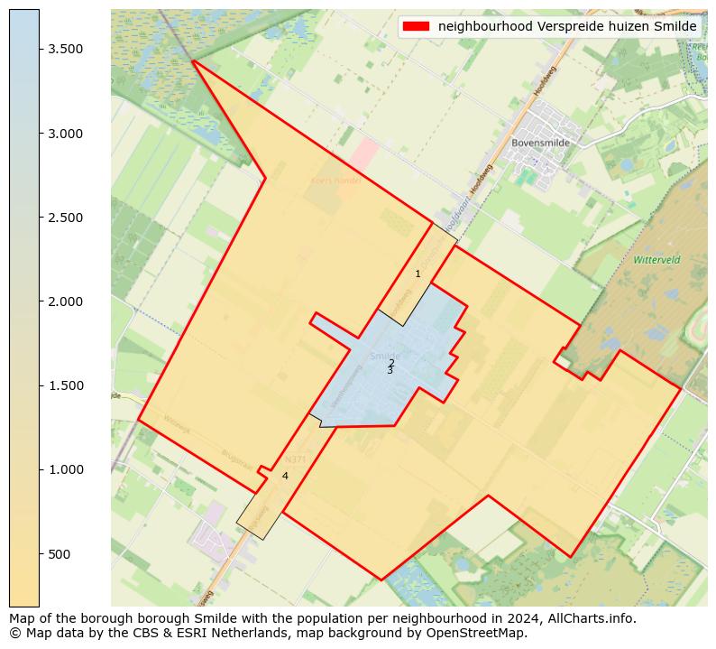 Image of the neighbourhood Verspreide huizen Smilde at the map. This image is used as introduction to this page. This page shows a lot of information about the population in the neighbourhood Verspreide huizen Smilde (such as the distribution by age groups of the residents, the composition of households, whether inhabitants are natives or Dutch with an immigration background, data about the houses (numbers, types, price development, use, type of property, ...) and more (car ownership, energy consumption, ...) based on open data from the Dutch Central Bureau of Statistics and various other sources!