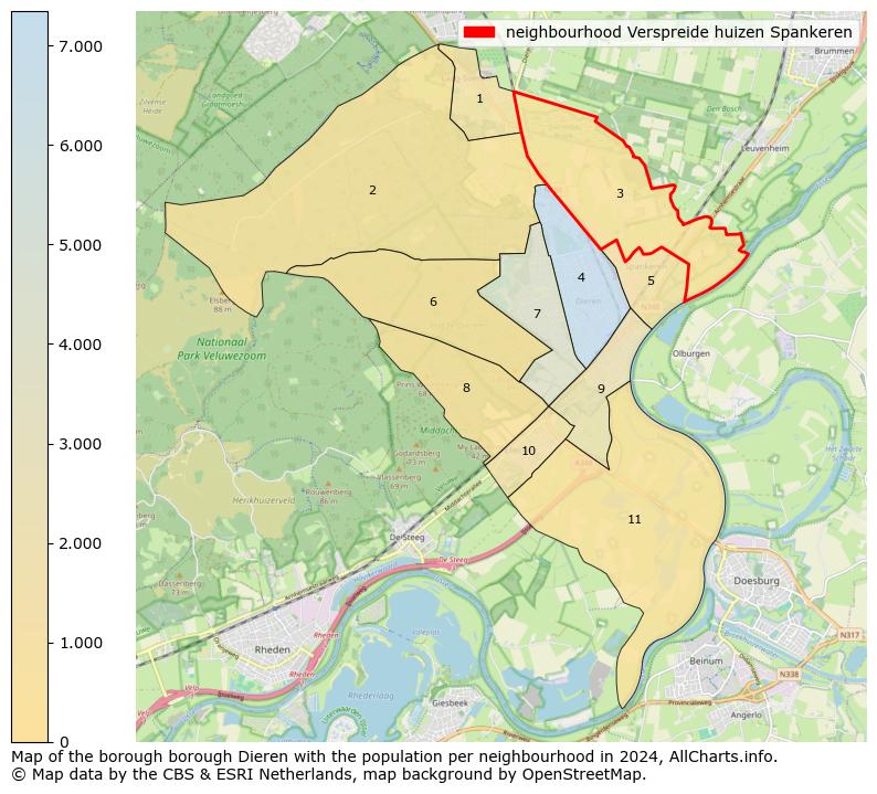 Image of the neighbourhood Verspreide huizen Spankeren at the map. This image is used as introduction to this page. This page shows a lot of information about the population in the neighbourhood Verspreide huizen Spankeren (such as the distribution by age groups of the residents, the composition of households, whether inhabitants are natives or Dutch with an immigration background, data about the houses (numbers, types, price development, use, type of property, ...) and more (car ownership, energy consumption, ...) based on open data from the Dutch Central Bureau of Statistics and various other sources!