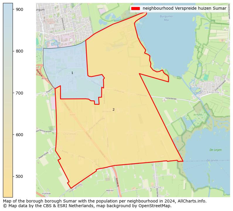 Image of the neighbourhood Verspreide huizen Sumar at the map. This image is used as introduction to this page. This page shows a lot of information about the population in the neighbourhood Verspreide huizen Sumar (such as the distribution by age groups of the residents, the composition of households, whether inhabitants are natives or Dutch with an immigration background, data about the houses (numbers, types, price development, use, type of property, ...) and more (car ownership, energy consumption, ...) based on open data from the Dutch Central Bureau of Statistics and various other sources!