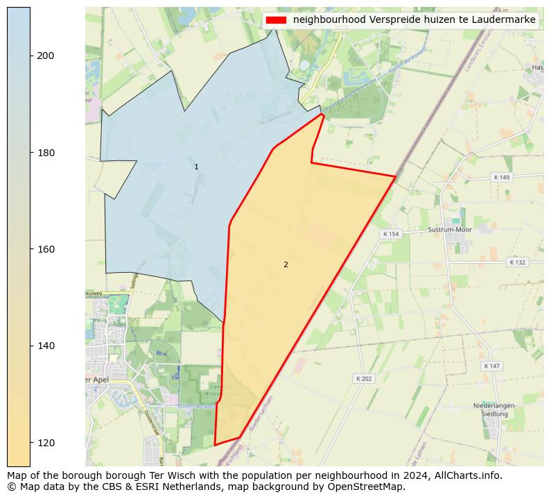 Image of the neighbourhood Verspreide huizen te Laudermarke at the map. This image is used as introduction to this page. This page shows a lot of information about the population in the neighbourhood Verspreide huizen te Laudermarke (such as the distribution by age groups of the residents, the composition of households, whether inhabitants are natives or Dutch with an immigration background, data about the houses (numbers, types, price development, use, type of property, ...) and more (car ownership, energy consumption, ...) based on open data from the Dutch Central Bureau of Statistics and various other sources!