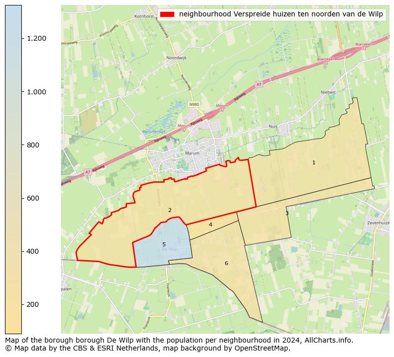 Image of the neighbourhood Verspreide huizen ten noorden van de Wilp at the map. This image is used as introduction to this page. This page shows a lot of information about the population in the neighbourhood Verspreide huizen ten noorden van de Wilp (such as the distribution by age groups of the residents, the composition of households, whether inhabitants are natives or Dutch with an immigration background, data about the houses (numbers, types, price development, use, type of property, ...) and more (car ownership, energy consumption, ...) based on open data from the Dutch Central Bureau of Statistics and various other sources!