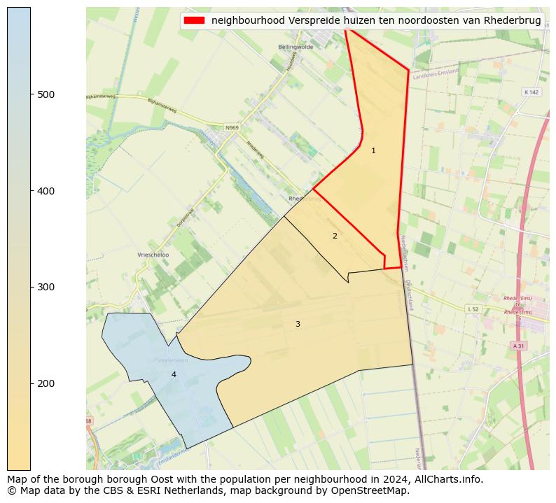 Image of the neighbourhood Verspreide huizen ten noordoosten van Rhederbrug at the map. This image is used as introduction to this page. This page shows a lot of information about the population in the neighbourhood Verspreide huizen ten noordoosten van Rhederbrug (such as the distribution by age groups of the residents, the composition of households, whether inhabitants are natives or Dutch with an immigration background, data about the houses (numbers, types, price development, use, type of property, ...) and more (car ownership, energy consumption, ...) based on open data from the Dutch Central Bureau of Statistics and various other sources!