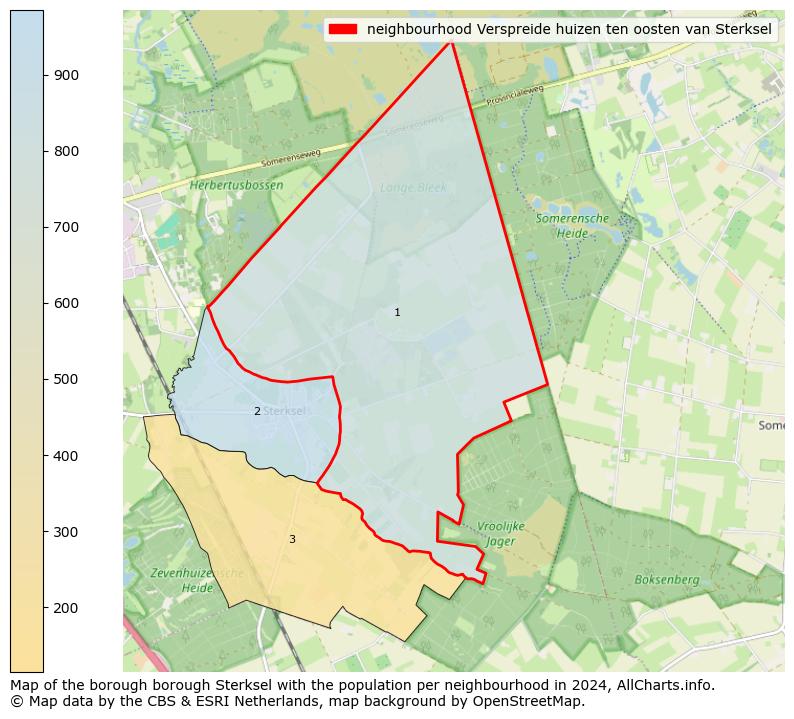 Image of the neighbourhood Verspreide huizen ten oosten van Sterksel at the map. This image is used as introduction to this page. This page shows a lot of information about the population in the neighbourhood Verspreide huizen ten oosten van Sterksel (such as the distribution by age groups of the residents, the composition of households, whether inhabitants are natives or Dutch with an immigration background, data about the houses (numbers, types, price development, use, type of property, ...) and more (car ownership, energy consumption, ...) based on open data from the Dutch Central Bureau of Statistics and various other sources!