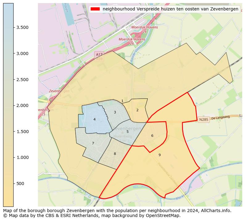 Image of the neighbourhood Verspreide huizen ten oosten van Zevenbergen at the map. This image is used as introduction to this page. This page shows a lot of information about the population in the neighbourhood Verspreide huizen ten oosten van Zevenbergen (such as the distribution by age groups of the residents, the composition of households, whether inhabitants are natives or Dutch with an immigration background, data about the houses (numbers, types, price development, use, type of property, ...) and more (car ownership, energy consumption, ...) based on open data from the Dutch Central Bureau of Statistics and various other sources!