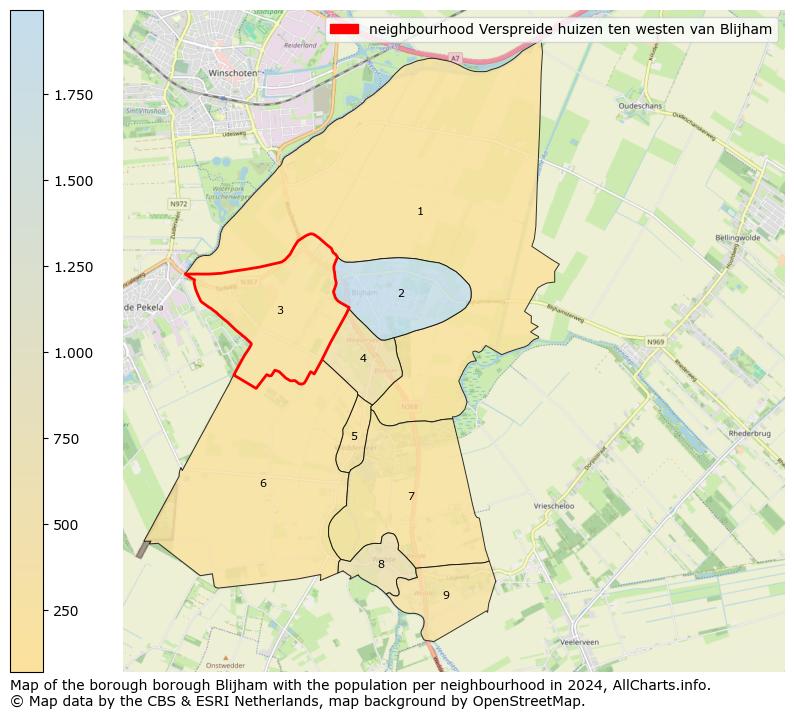 Image of the neighbourhood Verspreide huizen ten westen van Blijham at the map. This image is used as introduction to this page. This page shows a lot of information about the population in the neighbourhood Verspreide huizen ten westen van Blijham (such as the distribution by age groups of the residents, the composition of households, whether inhabitants are natives or Dutch with an immigration background, data about the houses (numbers, types, price development, use, type of property, ...) and more (car ownership, energy consumption, ...) based on open data from the Dutch Central Bureau of Statistics and various other sources!