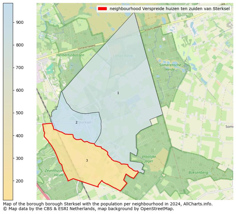 Image of the neighbourhood Verspreide huizen ten zuiden van Sterksel at the map. This image is used as introduction to this page. This page shows a lot of information about the population in the neighbourhood Verspreide huizen ten zuiden van Sterksel (such as the distribution by age groups of the residents, the composition of households, whether inhabitants are natives or Dutch with an immigration background, data about the houses (numbers, types, price development, use, type of property, ...) and more (car ownership, energy consumption, ...) based on open data from the Dutch Central Bureau of Statistics and various other sources!