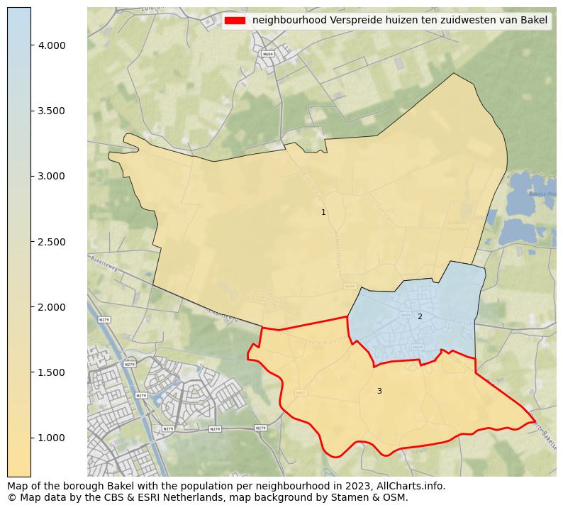 Map of the borough Bakel with the population per neighbourhood in 2023. This page shows a lot of information about residents (such as the distribution by age groups, family composition, gender, native or Dutch with an immigration background, ...), homes (numbers, types, price development, use, type of property, ...) and more (car ownership, energy consumption, ...) based on open data from the Dutch Central Bureau of Statistics and various other sources!