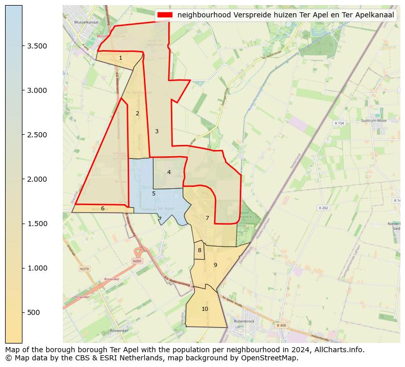 Image of the neighbourhood Verspreide huizen Ter Apel en Ter Apelkanaal at the map. This image is used as introduction to this page. This page shows a lot of information about the population in the neighbourhood Verspreide huizen Ter Apel en Ter Apelkanaal (such as the distribution by age groups of the residents, the composition of households, whether inhabitants are natives or Dutch with an immigration background, data about the houses (numbers, types, price development, use, type of property, ...) and more (car ownership, energy consumption, ...) based on open data from the Dutch Central Bureau of Statistics and various other sources!