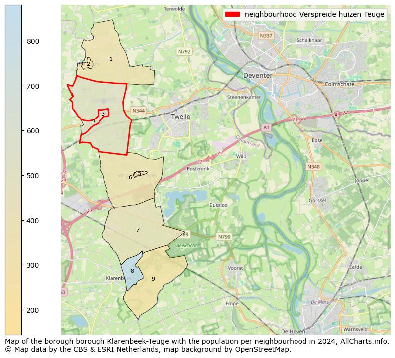 Image of the neighbourhood Verspreide huizen Teuge at the map. This image is used as introduction to this page. This page shows a lot of information about the population in the neighbourhood Verspreide huizen Teuge (such as the distribution by age groups of the residents, the composition of households, whether inhabitants are natives or Dutch with an immigration background, data about the houses (numbers, types, price development, use, type of property, ...) and more (car ownership, energy consumption, ...) based on open data from the Dutch Central Bureau of Statistics and various other sources!