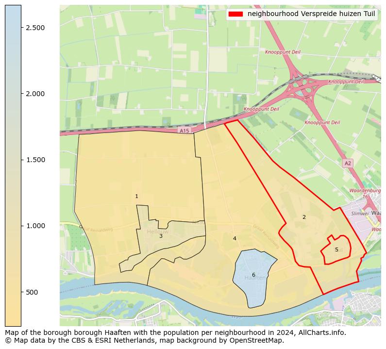 Image of the neighbourhood Verspreide huizen Tuil at the map. This image is used as introduction to this page. This page shows a lot of information about the population in the neighbourhood Verspreide huizen Tuil (such as the distribution by age groups of the residents, the composition of households, whether inhabitants are natives or Dutch with an immigration background, data about the houses (numbers, types, price development, use, type of property, ...) and more (car ownership, energy consumption, ...) based on open data from the Dutch Central Bureau of Statistics and various other sources!