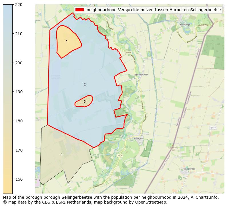 Image of the neighbourhood Verspreide huizen tussen Harpel en Sellingerbeetse at the map. This image is used as introduction to this page. This page shows a lot of information about the population in the neighbourhood Verspreide huizen tussen Harpel en Sellingerbeetse (such as the distribution by age groups of the residents, the composition of households, whether inhabitants are natives or Dutch with an immigration background, data about the houses (numbers, types, price development, use, type of property, ...) and more (car ownership, energy consumption, ...) based on open data from the Dutch Central Bureau of Statistics and various other sources!