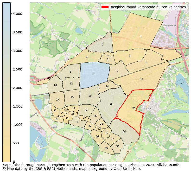 Image of the neighbourhood Verspreide huizen Valendries at the map. This image is used as introduction to this page. This page shows a lot of information about the population in the neighbourhood Verspreide huizen Valendries (such as the distribution by age groups of the residents, the composition of households, whether inhabitants are natives or Dutch with an immigration background, data about the houses (numbers, types, price development, use, type of property, ...) and more (car ownership, energy consumption, ...) based on open data from the Dutch Central Bureau of Statistics and various other sources!