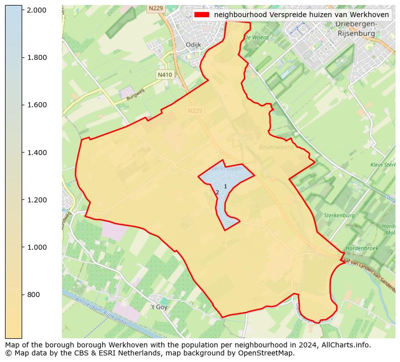 Image of the neighbourhood Verspreide huizen van Werkhoven at the map. This image is used as introduction to this page. This page shows a lot of information about the population in the neighbourhood Verspreide huizen van Werkhoven (such as the distribution by age groups of the residents, the composition of households, whether inhabitants are natives or Dutch with an immigration background, data about the houses (numbers, types, price development, use, type of property, ...) and more (car ownership, energy consumption, ...) based on open data from the Dutch Central Bureau of Statistics and various other sources!