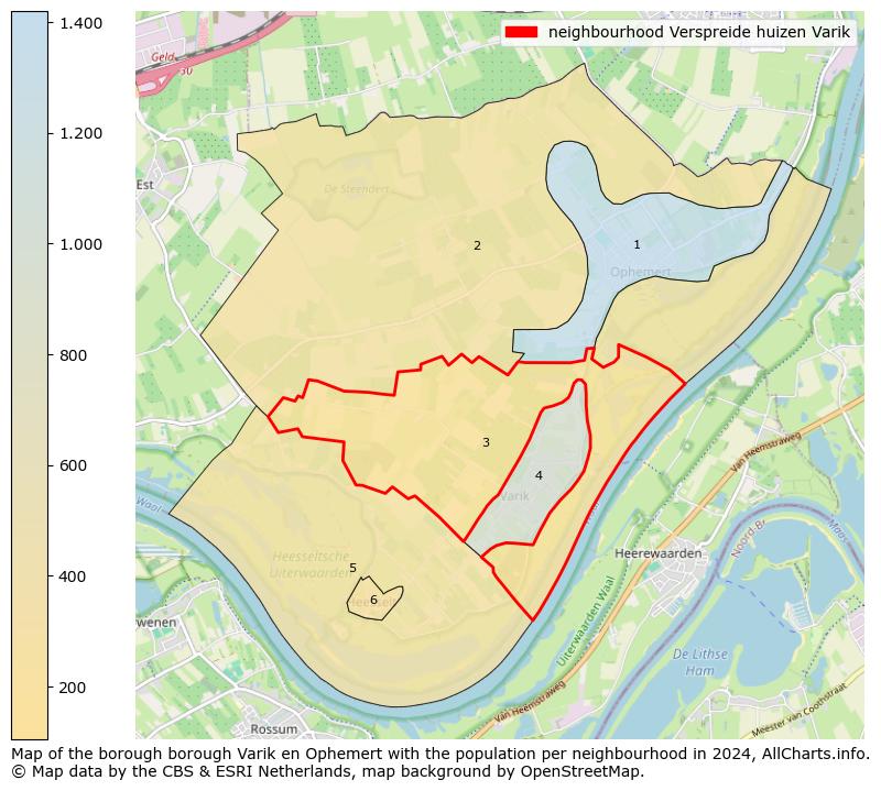 Image of the neighbourhood Verspreide huizen Varik at the map. This image is used as introduction to this page. This page shows a lot of information about the population in the neighbourhood Verspreide huizen Varik (such as the distribution by age groups of the residents, the composition of households, whether inhabitants are natives or Dutch with an immigration background, data about the houses (numbers, types, price development, use, type of property, ...) and more (car ownership, energy consumption, ...) based on open data from the Dutch Central Bureau of Statistics and various other sources!