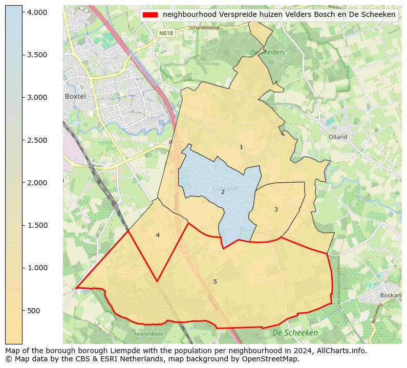 Image of the neighbourhood Verspreide huizen Velders Bosch en De Scheeken at the map. This image is used as introduction to this page. This page shows a lot of information about the population in the neighbourhood Verspreide huizen Velders Bosch en De Scheeken (such as the distribution by age groups of the residents, the composition of households, whether inhabitants are natives or Dutch with an immigration background, data about the houses (numbers, types, price development, use, type of property, ...) and more (car ownership, energy consumption, ...) based on open data from the Dutch Central Bureau of Statistics and various other sources!