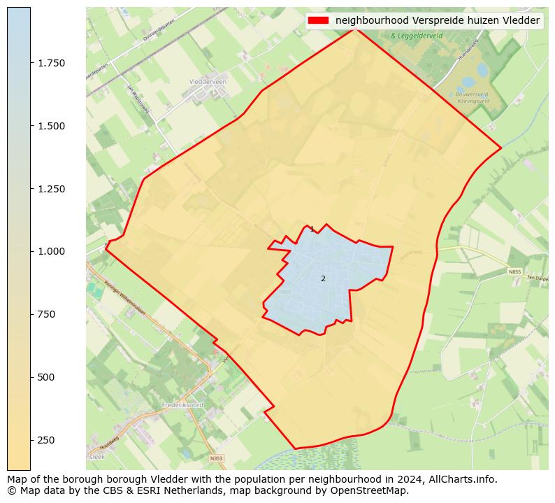 Image of the neighbourhood Verspreide huizen Vledder at the map. This image is used as introduction to this page. This page shows a lot of information about the population in the neighbourhood Verspreide huizen Vledder (such as the distribution by age groups of the residents, the composition of households, whether inhabitants are natives or Dutch with an immigration background, data about the houses (numbers, types, price development, use, type of property, ...) and more (car ownership, energy consumption, ...) based on open data from the Dutch Central Bureau of Statistics and various other sources!