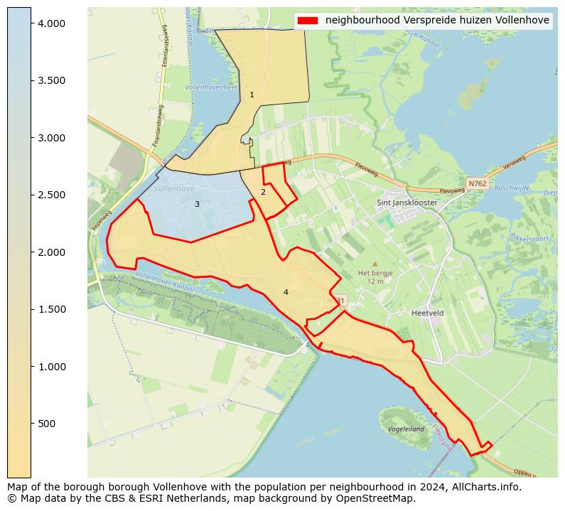 Image of the neighbourhood Verspreide huizen Vollenhove at the map. This image is used as introduction to this page. This page shows a lot of information about the population in the neighbourhood Verspreide huizen Vollenhove (such as the distribution by age groups of the residents, the composition of households, whether inhabitants are natives or Dutch with an immigration background, data about the houses (numbers, types, price development, use, type of property, ...) and more (car ownership, energy consumption, ...) based on open data from the Dutch Central Bureau of Statistics and various other sources!