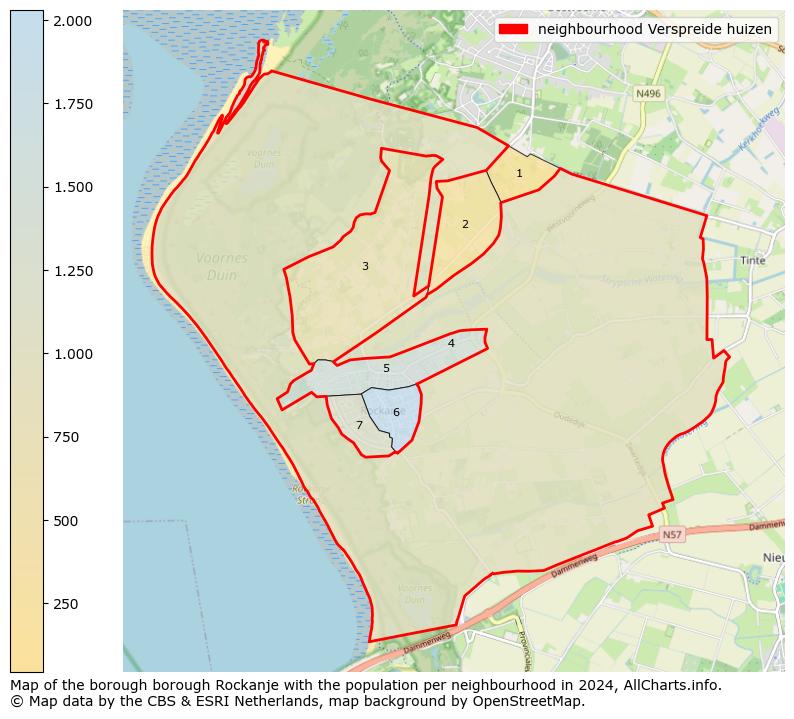 Map of the borough Rockanje with the population per neighbourhood in 2023. This page shows a lot of information about residents (such as the distribution by age groups, family composition, gender, native or Dutch with an immigration background, ...), homes (numbers, types, price development, use, type of property, ...) and more (car ownership, energy consumption, ...) based on open data from the Dutch Central Bureau of Statistics and various other sources!