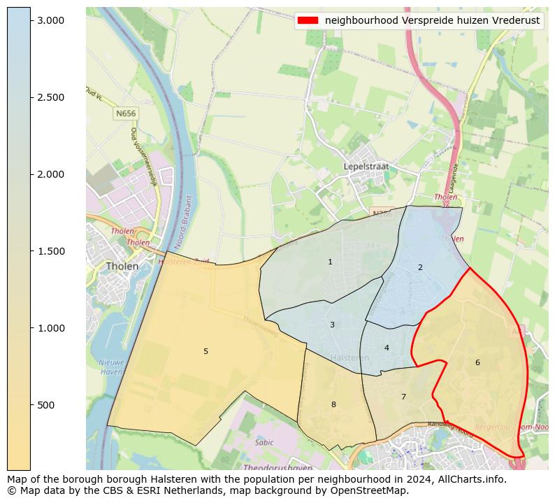 Image of the neighbourhood Verspreide huizen Vrederust at the map. This image is used as introduction to this page. This page shows a lot of information about the population in the neighbourhood Verspreide huizen Vrederust (such as the distribution by age groups of the residents, the composition of households, whether inhabitants are natives or Dutch with an immigration background, data about the houses (numbers, types, price development, use, type of property, ...) and more (car ownership, energy consumption, ...) based on open data from the Dutch Central Bureau of Statistics and various other sources!