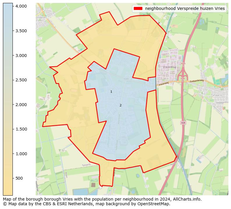 Image of the neighbourhood Verspreide huizen Vries at the map. This image is used as introduction to this page. This page shows a lot of information about the population in the neighbourhood Verspreide huizen Vries (such as the distribution by age groups of the residents, the composition of households, whether inhabitants are natives or Dutch with an immigration background, data about the houses (numbers, types, price development, use, type of property, ...) and more (car ownership, energy consumption, ...) based on open data from the Dutch Central Bureau of Statistics and various other sources!