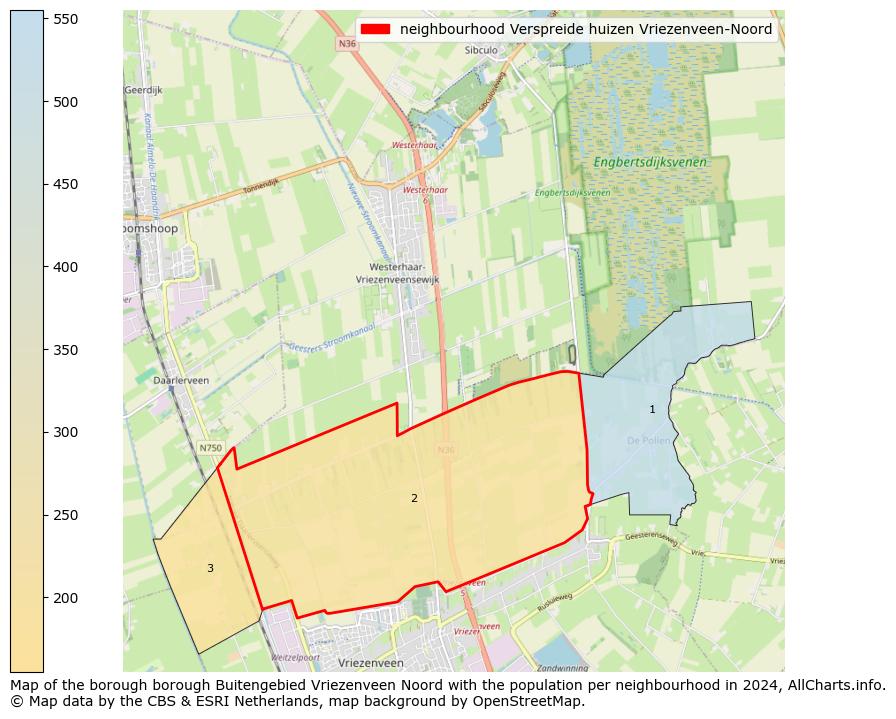 Image of the neighbourhood Verspreide huizen Vriezenveen-Noord at the map. This image is used as introduction to this page. This page shows a lot of information about the population in the neighbourhood Verspreide huizen Vriezenveen-Noord (such as the distribution by age groups of the residents, the composition of households, whether inhabitants are natives or Dutch with an immigration background, data about the houses (numbers, types, price development, use, type of property, ...) and more (car ownership, energy consumption, ...) based on open data from the Dutch Central Bureau of Statistics and various other sources!