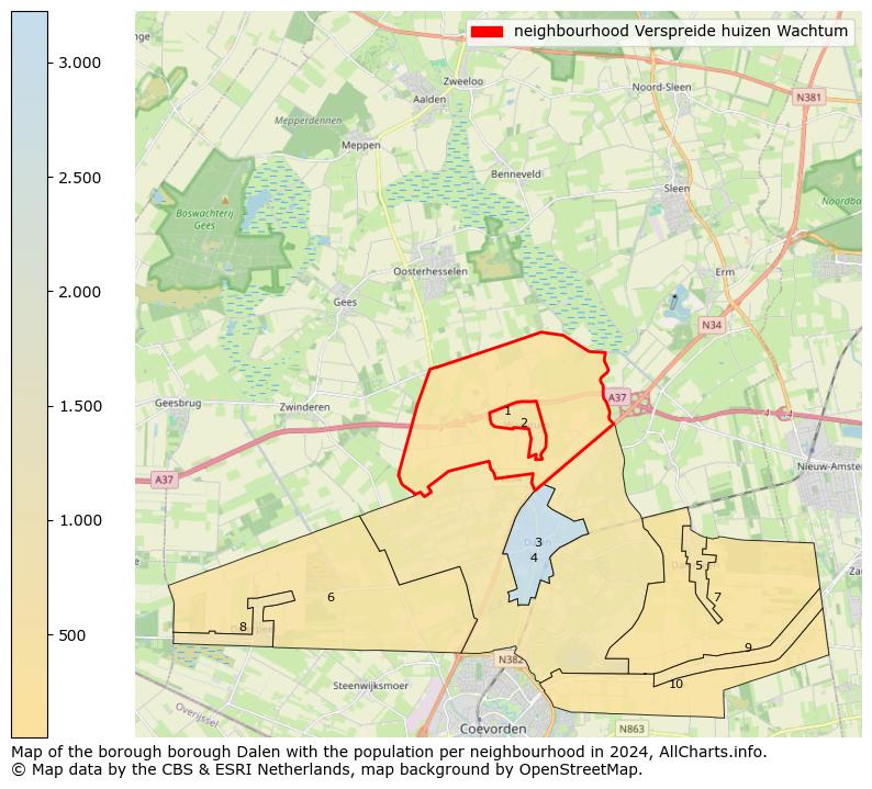 Image of the neighbourhood Verspreide huizen Wachtum at the map. This image is used as introduction to this page. This page shows a lot of information about the population in the neighbourhood Verspreide huizen Wachtum (such as the distribution by age groups of the residents, the composition of households, whether inhabitants are natives or Dutch with an immigration background, data about the houses (numbers, types, price development, use, type of property, ...) and more (car ownership, energy consumption, ...) based on open data from the Dutch Central Bureau of Statistics and various other sources!