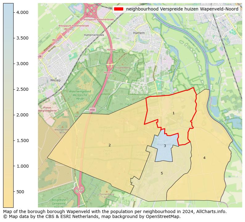 Image of the neighbourhood Verspreide huizen Wapenveld-Noord at the map. This image is used as introduction to this page. This page shows a lot of information about the population in the neighbourhood Verspreide huizen Wapenveld-Noord (such as the distribution by age groups of the residents, the composition of households, whether inhabitants are natives or Dutch with an immigration background, data about the houses (numbers, types, price development, use, type of property, ...) and more (car ownership, energy consumption, ...) based on open data from the Dutch Central Bureau of Statistics and various other sources!