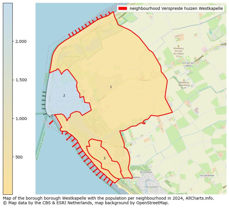 Image of the neighbourhood Verspreide huizen Westkapelle at the map. This image is used as introduction to this page. This page shows a lot of information about the population in the neighbourhood Verspreide huizen Westkapelle (such as the distribution by age groups of the residents, the composition of households, whether inhabitants are natives or Dutch with an immigration background, data about the houses (numbers, types, price development, use, type of property, ...) and more (car ownership, energy consumption, ...) based on open data from the Dutch Central Bureau of Statistics and various other sources!