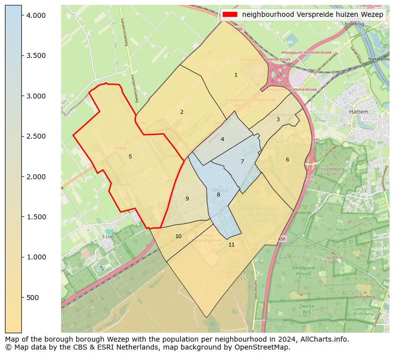 Image of the neighbourhood Verspreide huizen Wezep at the map. This image is used as introduction to this page. This page shows a lot of information about the population in the neighbourhood Verspreide huizen Wezep (such as the distribution by age groups of the residents, the composition of households, whether inhabitants are natives or Dutch with an immigration background, data about the houses (numbers, types, price development, use, type of property, ...) and more (car ownership, energy consumption, ...) based on open data from the Dutch Central Bureau of Statistics and various other sources!