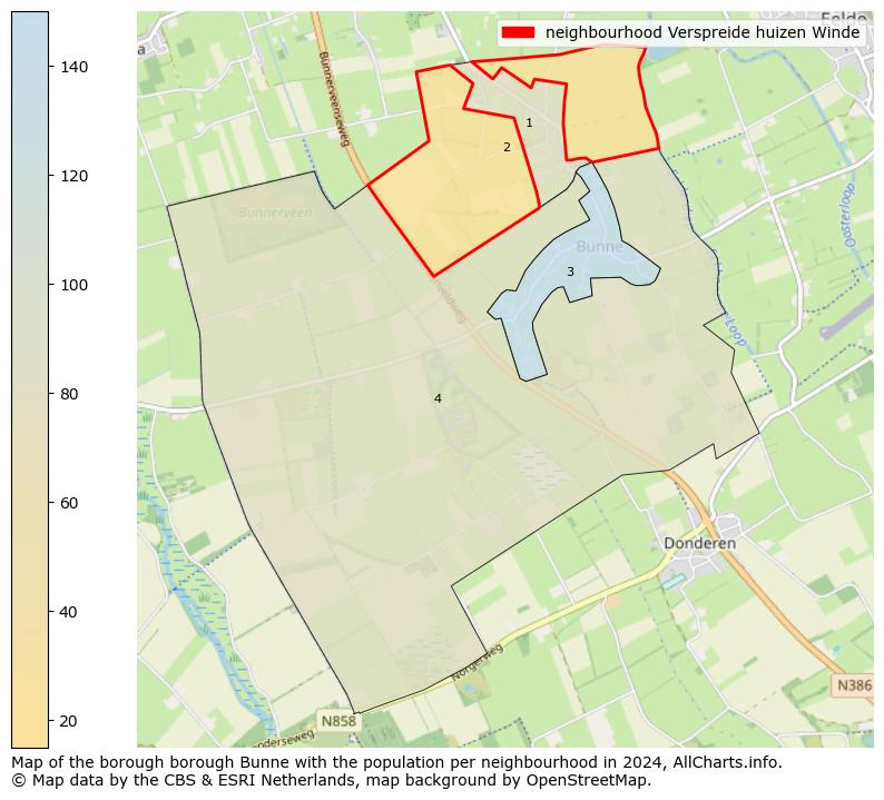 Image of the neighbourhood Verspreide huizen Winde at the map. This image is used as introduction to this page. This page shows a lot of information about the population in the neighbourhood Verspreide huizen Winde (such as the distribution by age groups of the residents, the composition of households, whether inhabitants are natives or Dutch with an immigration background, data about the houses (numbers, types, price development, use, type of property, ...) and more (car ownership, energy consumption, ...) based on open data from the Dutch Central Bureau of Statistics and various other sources!