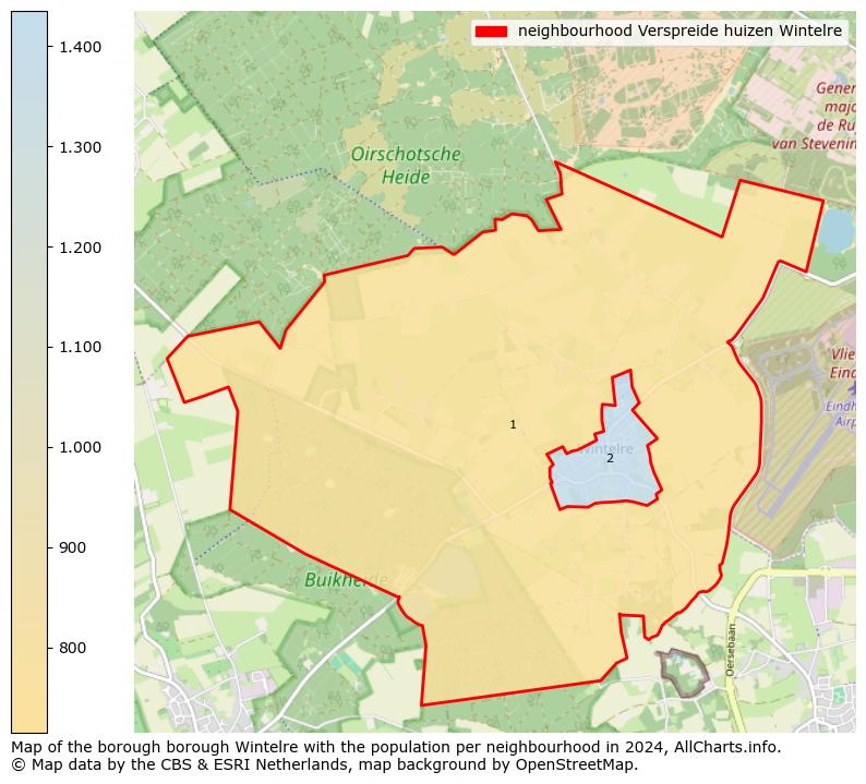 Image of the neighbourhood Verspreide huizen Wintelre at the map. This image is used as introduction to this page. This page shows a lot of information about the population in the neighbourhood Verspreide huizen Wintelre (such as the distribution by age groups of the residents, the composition of households, whether inhabitants are natives or Dutch with an immigration background, data about the houses (numbers, types, price development, use, type of property, ...) and more (car ownership, energy consumption, ...) based on open data from the Dutch Central Bureau of Statistics and various other sources!