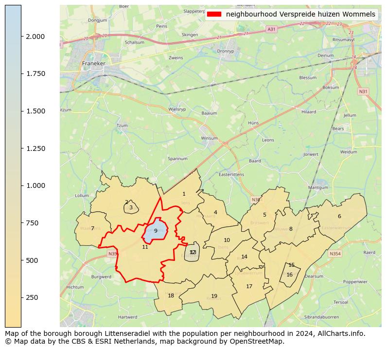 Image of the neighbourhood Verspreide huizen Wommels at the map. This image is used as introduction to this page. This page shows a lot of information about the population in the neighbourhood Verspreide huizen Wommels (such as the distribution by age groups of the residents, the composition of households, whether inhabitants are natives or Dutch with an immigration background, data about the houses (numbers, types, price development, use, type of property, ...) and more (car ownership, energy consumption, ...) based on open data from the Dutch Central Bureau of Statistics and various other sources!