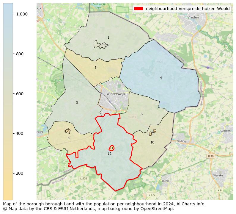 Image of the neighbourhood Verspreide huizen Woold at the map. This image is used as introduction to this page. This page shows a lot of information about the population in the neighbourhood Verspreide huizen Woold (such as the distribution by age groups of the residents, the composition of households, whether inhabitants are natives or Dutch with an immigration background, data about the houses (numbers, types, price development, use, type of property, ...) and more (car ownership, energy consumption, ...) based on open data from the Dutch Central Bureau of Statistics and various other sources!