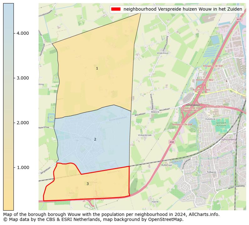 Image of the neighbourhood Verspreide huizen Wouw in het Zuiden at the map. This image is used as introduction to this page. This page shows a lot of information about the population in the neighbourhood Verspreide huizen Wouw in het Zuiden (such as the distribution by age groups of the residents, the composition of households, whether inhabitants are natives or Dutch with an immigration background, data about the houses (numbers, types, price development, use, type of property, ...) and more (car ownership, energy consumption, ...) based on open data from the Dutch Central Bureau of Statistics and various other sources!