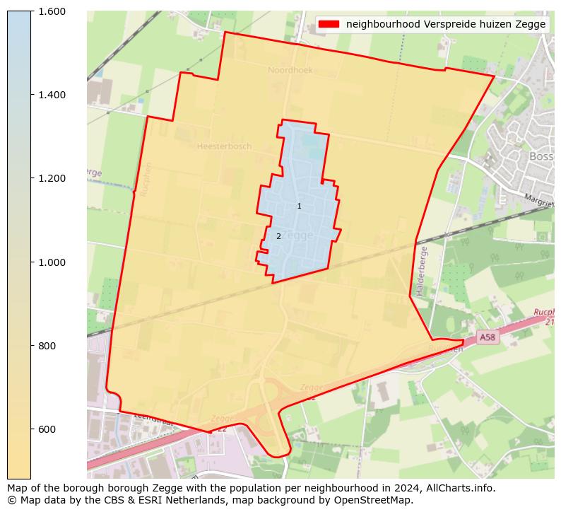 Image of the neighbourhood Verspreide huizen Zegge at the map. This image is used as introduction to this page. This page shows a lot of information about the population in the neighbourhood Verspreide huizen Zegge (such as the distribution by age groups of the residents, the composition of households, whether inhabitants are natives or Dutch with an immigration background, data about the houses (numbers, types, price development, use, type of property, ...) and more (car ownership, energy consumption, ...) based on open data from the Dutch Central Bureau of Statistics and various other sources!