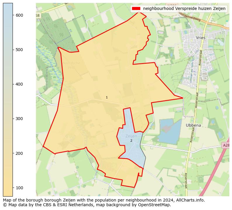 Image of the neighbourhood Verspreide huizen Zeijen at the map. This image is used as introduction to this page. This page shows a lot of information about the population in the neighbourhood Verspreide huizen Zeijen (such as the distribution by age groups of the residents, the composition of households, whether inhabitants are natives or Dutch with an immigration background, data about the houses (numbers, types, price development, use, type of property, ...) and more (car ownership, energy consumption, ...) based on open data from the Dutch Central Bureau of Statistics and various other sources!