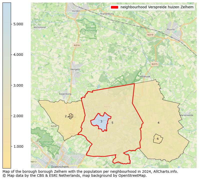 Image of the neighbourhood Verspreide huizen Zelhem at the map. This image is used as introduction to this page. This page shows a lot of information about the population in the neighbourhood Verspreide huizen Zelhem (such as the distribution by age groups of the residents, the composition of households, whether inhabitants are natives or Dutch with an immigration background, data about the houses (numbers, types, price development, use, type of property, ...) and more (car ownership, energy consumption, ...) based on open data from the Dutch Central Bureau of Statistics and various other sources!