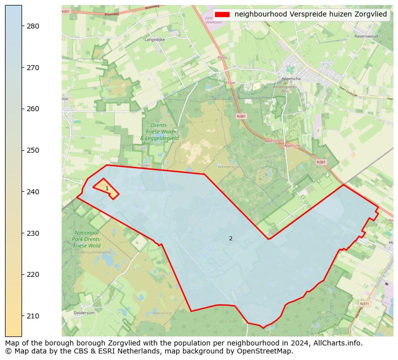 Image of the neighbourhood Verspreide huizen Zorgvlied at the map. This image is used as introduction to this page. This page shows a lot of information about the population in the neighbourhood Verspreide huizen Zorgvlied (such as the distribution by age groups of the residents, the composition of households, whether inhabitants are natives or Dutch with an immigration background, data about the houses (numbers, types, price development, use, type of property, ...) and more (car ownership, energy consumption, ...) based on open data from the Dutch Central Bureau of Statistics and various other sources!